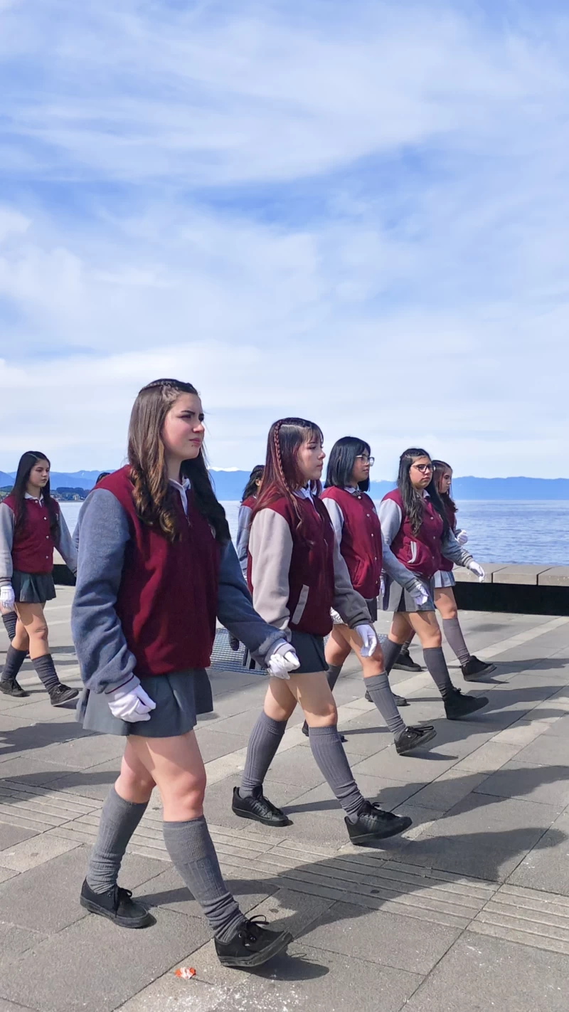 Estudiantes del Colegio Pulmahue destacan en el Desfile Cívico Escolar de Fiestas Patrias