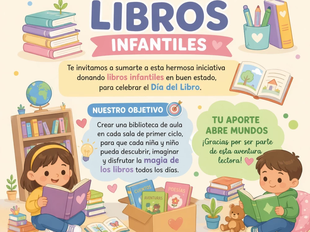 Colecta de libros Infantiles "Día del Libro"