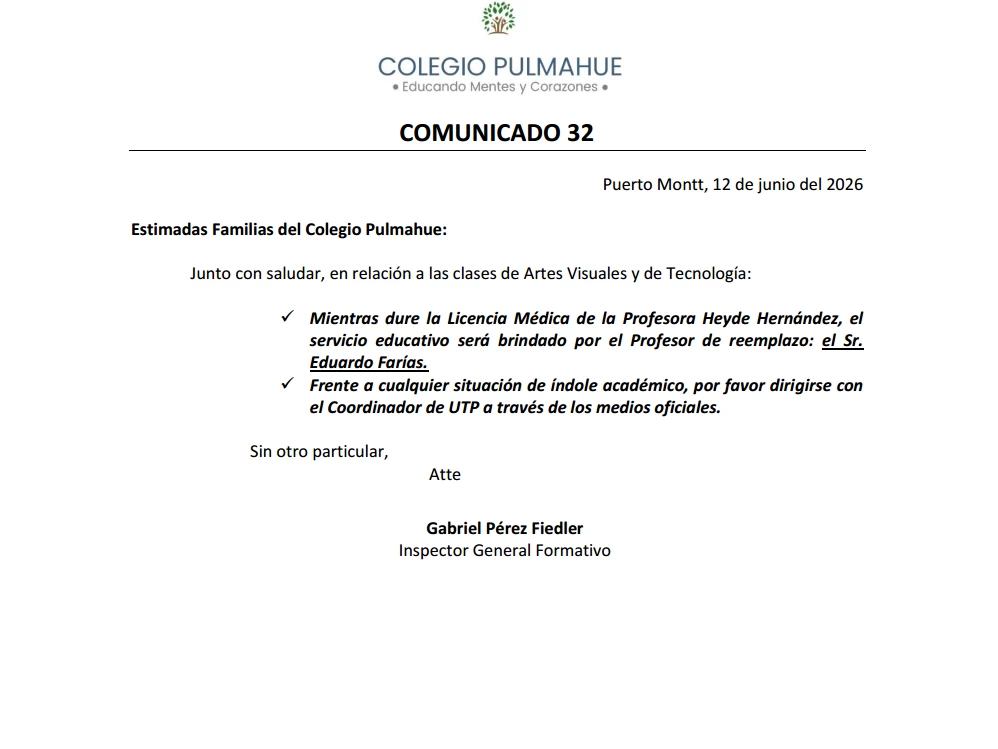 Comunicado Oficial 32 12-06-2026