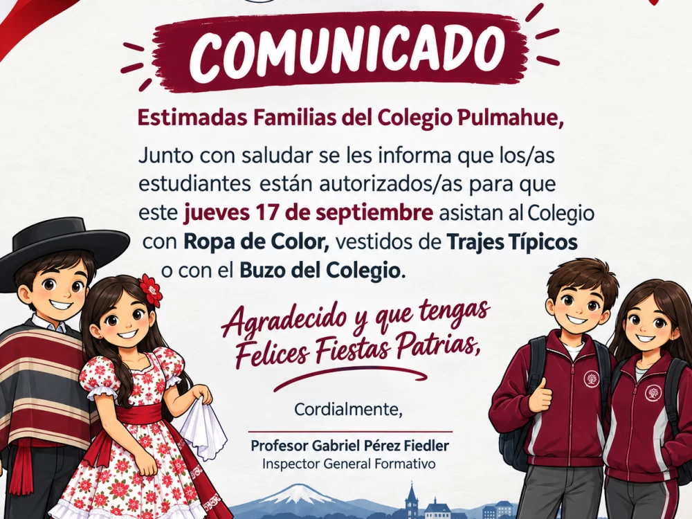 Comunicado Oficial 17 de Septiembre