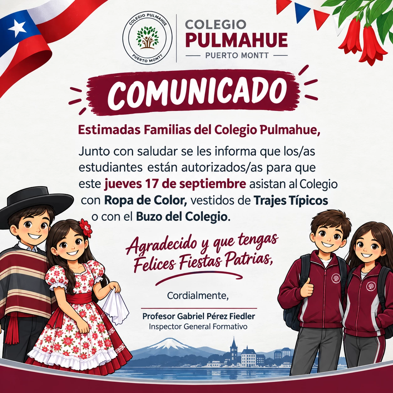 Imagen de la noticia: Comunicado Oficial 17 de Septiembre