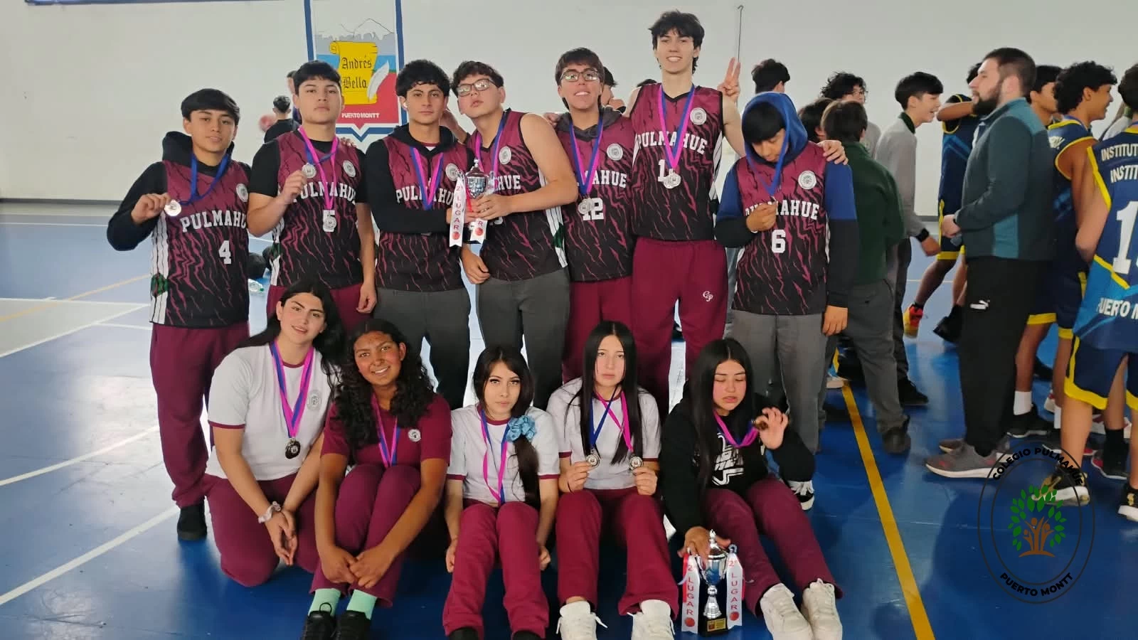 Imagen de la noticia: El Colegio Pulmahue brilla con un doble subcampeonato en el Torneo de Baloncesto Seno en Reloncaví