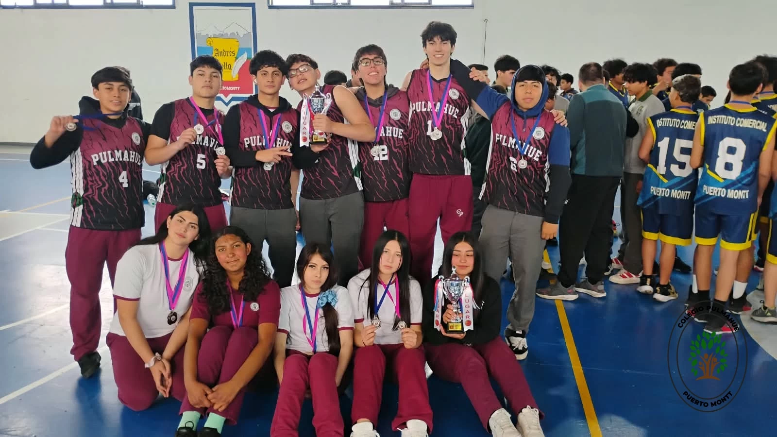 Imagen de la noticia: El Colegio Pulmahue brilla con un doble subcampeonato en el Torneo de Baloncesto Seno en Reloncaví