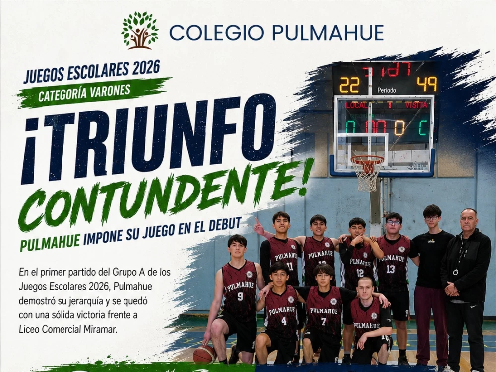 JUEGOS ESCOLARES 2026: PULMAHUE IMPONE SU JUEGO EN EL DEBUT