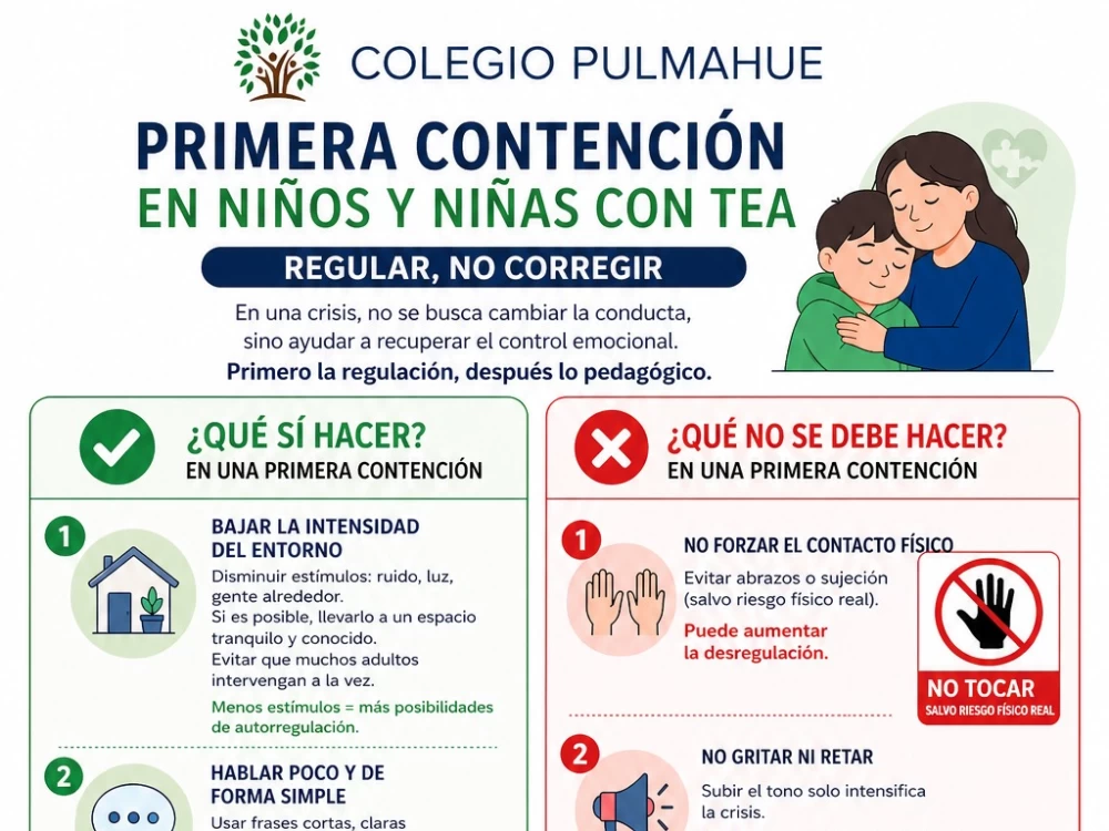 Primera Contención en Estudiantes TEA