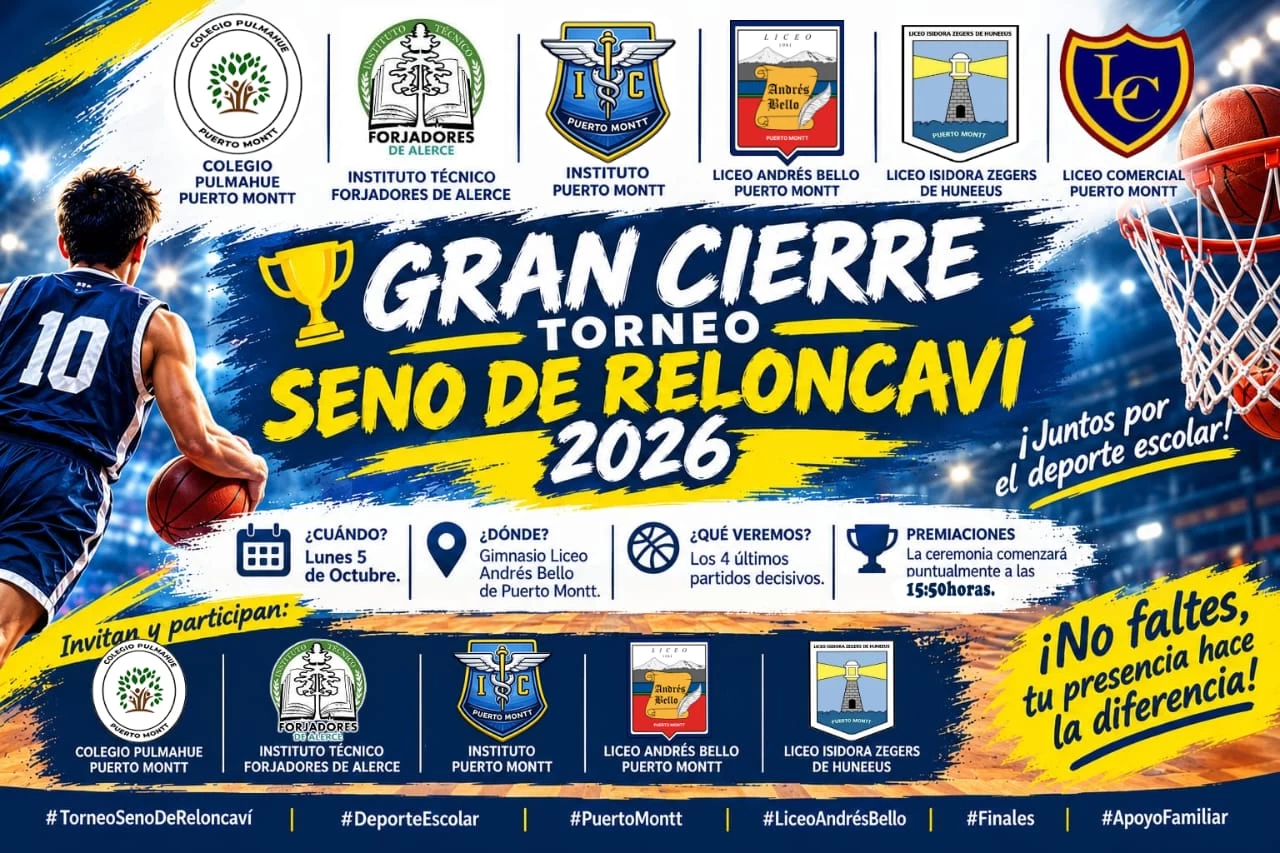 Imagen de la noticia: Se acerca la gran jornada final del Torneo Seno de Reloncaví 2026: ¡Unidos por el deporte escolar!